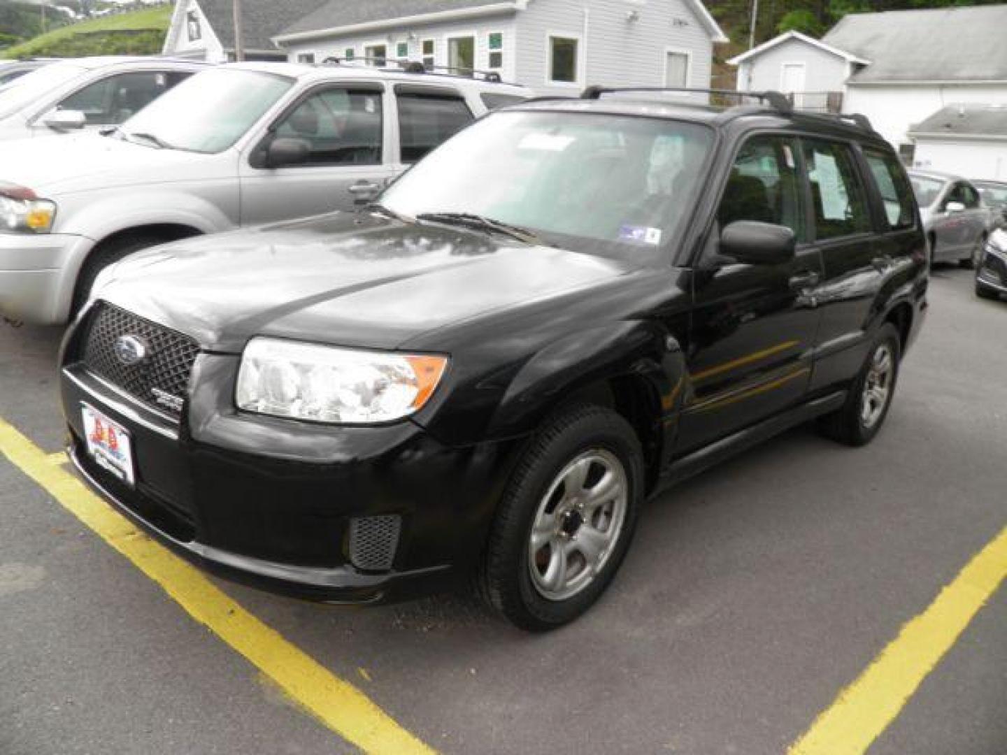 2007 BLACK Subaru Forester Sport 2.5X (JF1SG63607G) with an 2.5L H4 SOHC 16V engine, MAN transmission, located at 15520 McMullen Hwy SW, Belair, MD, 21502, (301) 729-3700, 39.581375, -78.846451 - Photo#0