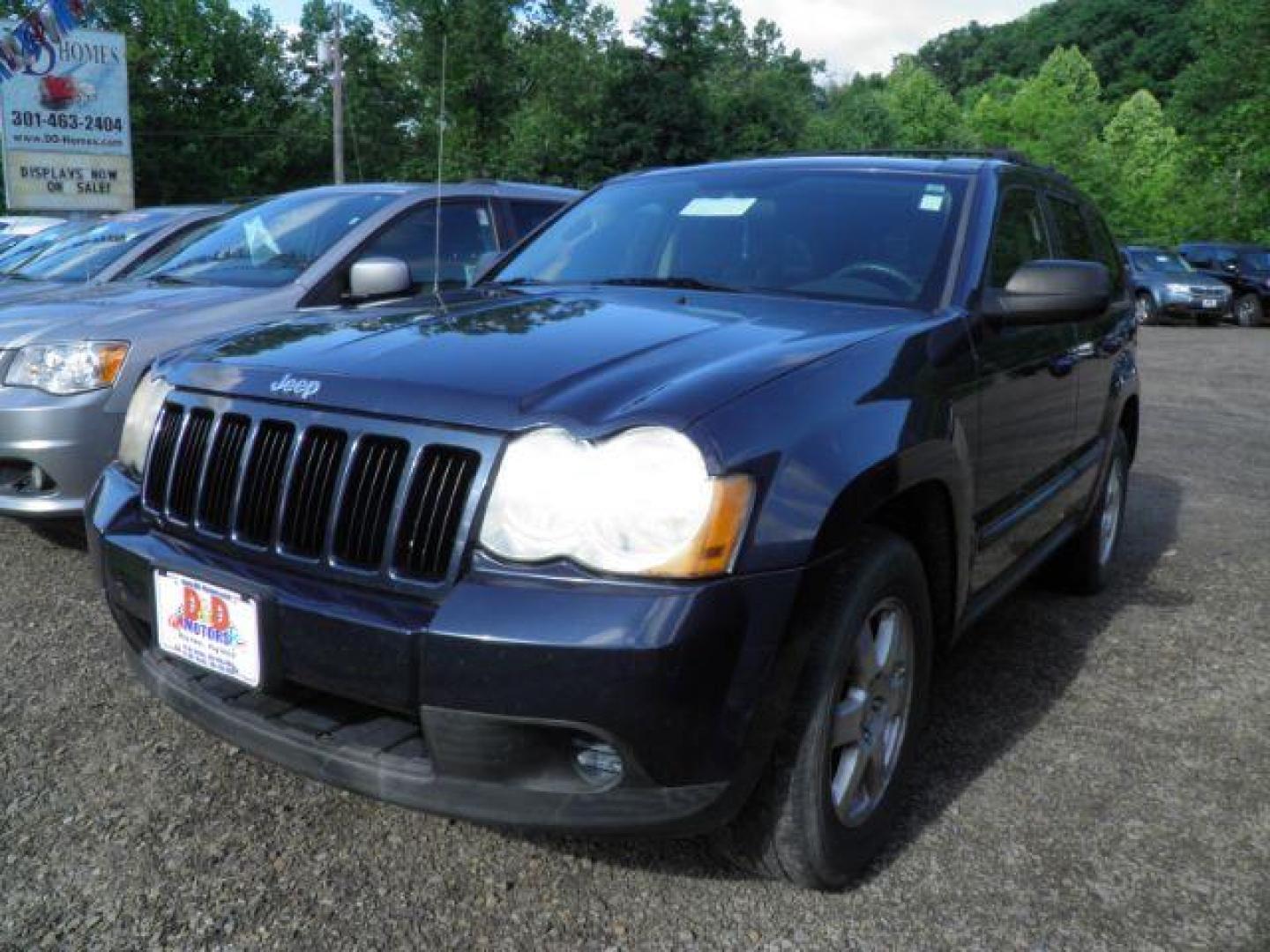 2008 BLUE Jeep Grand Cherokee Laredo 4WD (1J8GR48K48C) with an 3.7L V6 engine, AT transmission, located at 19521 New George's Creek Rd SW, Barton, MD, 21521, (301) 463-2404, 39.524323, -79.017906 - Photo#0