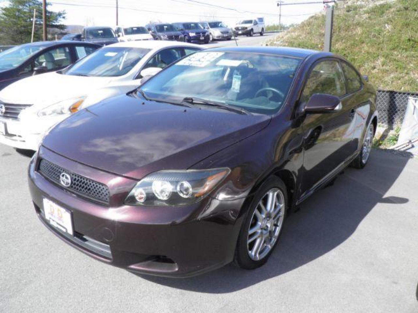 2008 MAROON Scion tC Sport Coupe (JTKDE167480) with an 2.4L L4 engine, AT transmission, located at 15520 McMullen Hwy SW, Belair, MD, 21502, (301) 729-3700, 39.581375, -78.846451 - Photo#0