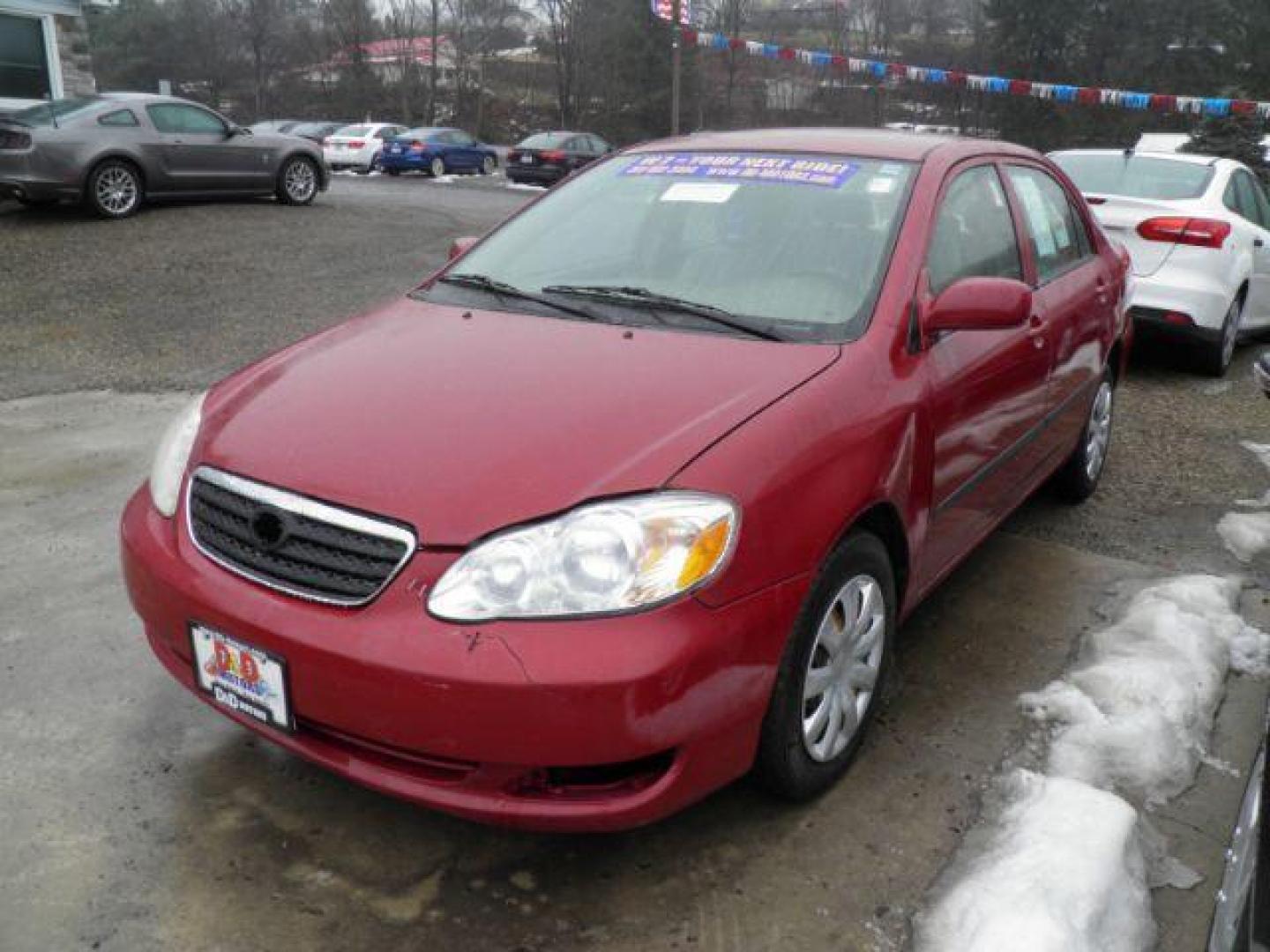 2008 RED Toyota Corolla S (1NXBR32E98Z) with an 1.8l L4 engine, AT transmission, located at 19521 New George's Creek Rd SW, Barton, MD, 21521, (301) 463-2404, 39.524323, -79.017906 - Photo#0