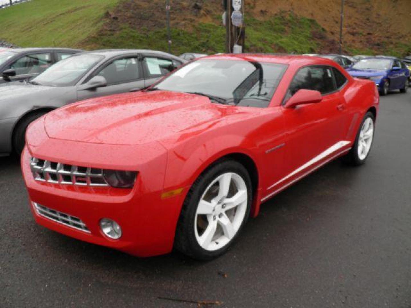 2010 RED Chevrolet Camaro LT1 Coupe (2G1FB1EV3A9) with an 3.6L V6 engine, 6SP transmission, located at 15520 McMullen Hwy SW, Belair, MD, 21502, (301) 729-3700, 39.581375, -78.846451 - Photo#0