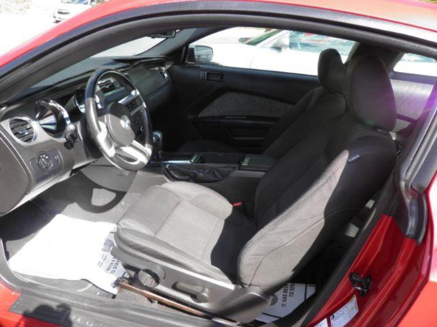 2010 RED FORD MUSTANG V6 Coupe (1ZVBP8AN2A5) with an 4.0l V6 engine, AT transmission, located at 15520 McMullen Hwy SW, Belair, MD, 21502, (301) 729-3700, 39.581375, -78.846451 - Photo#1