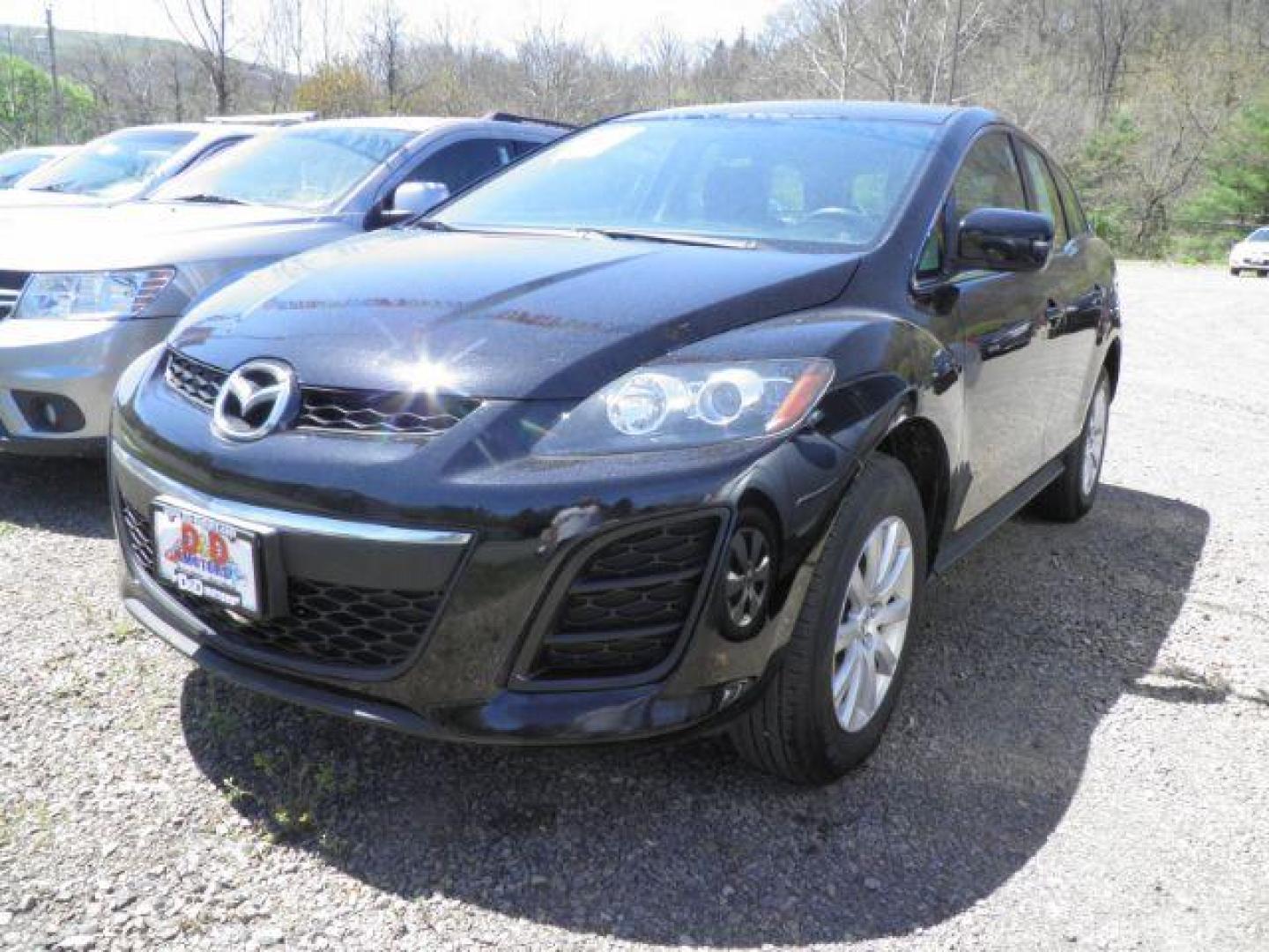 2010 BLACK Mazda CX-7 I Sport (JM3ER2W59A0) with an 2.5 L4 engine, AT transmission, located at 19521 New George's Creek Rd SW, Barton, MD, 21521, (301) 463-2404, 39.524323, -79.017906 - Photo#0