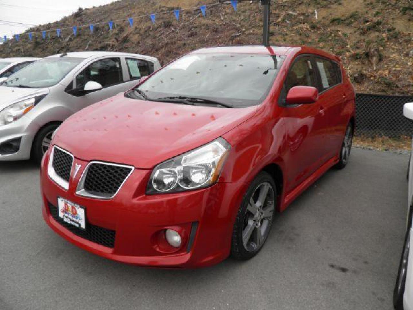 2010 RED PONTIAC VIBE GT (5Y2SR6E08AZ) with an 2.4L L4 engine, AT transmission, located at 15520 McMullen Hwy SW, Belair, MD, 21502, (301) 729-3700, 39.581375, -78.846451 - Photo#0