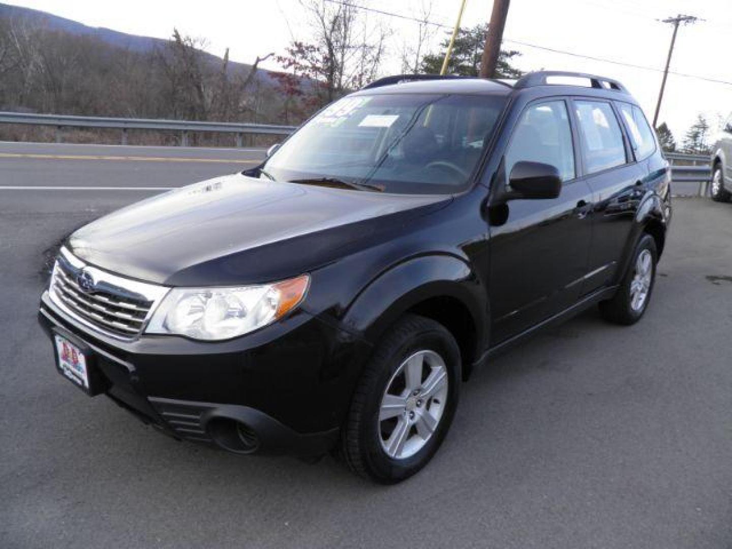 2010 BLACK Subaru Forester 2.5XS (JF2SH6BC9AH) with an 2.5 L4 engine, AT transmission, located at 15520 McMullen Hwy SW, Belair, MD, 21502, (301) 729-3700, 39.581375, -78.846451 - Photo#0