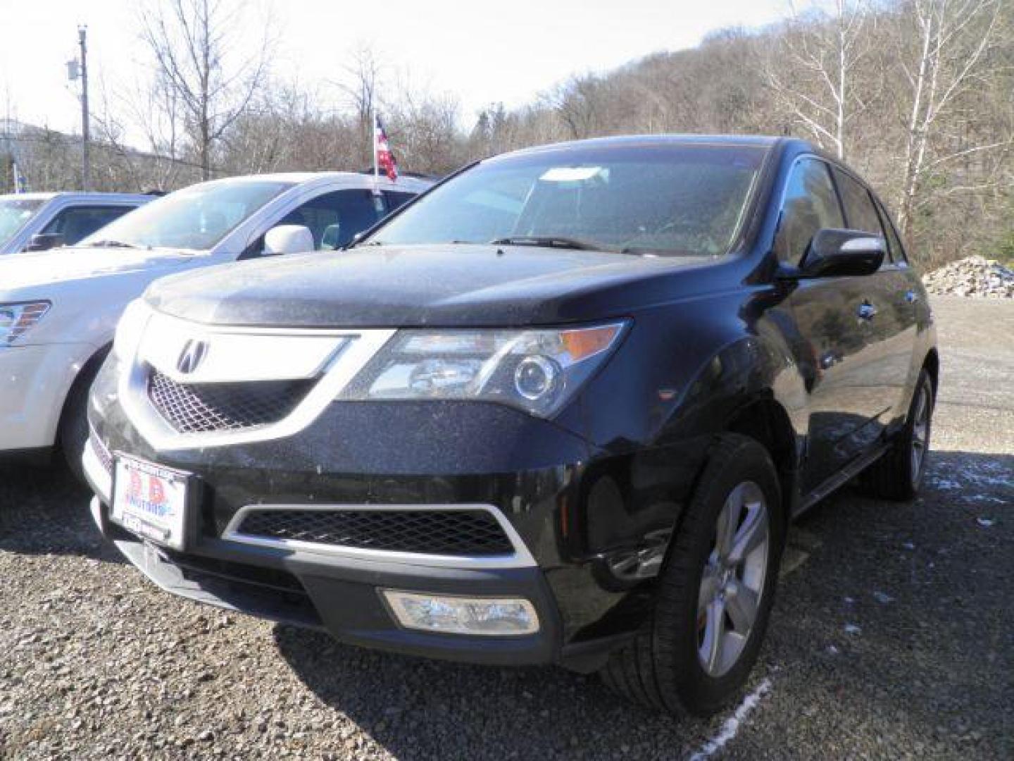 2011 BLACK Acura MDX 6-Spd AT (2HNYD2H2XBH) with an 3.7L V6 SOHC 24V engine, AT transmission, located at 19521 New George's Creek Rd SW, Barton, MD, 21521, (301) 463-2404, 39.524323, -79.017906 - Photo#0