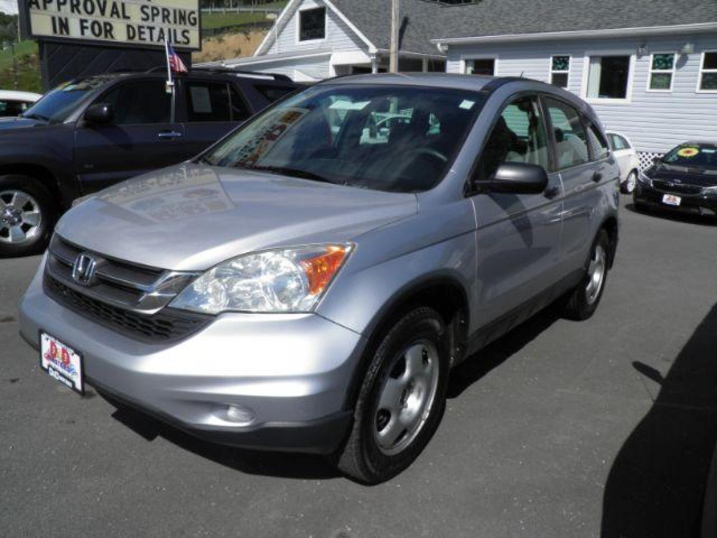 2011 SILVER Honda CR-V LX 4WD 5-Speed AT (5J6RE4H30BL) with an 2.4L L4 engine, AT transmission, located at 19521 New George's Creek Rd SW, Barton, MD, 21521, (301) 463-2404, 39.524323, -79.017906 - Photo#0