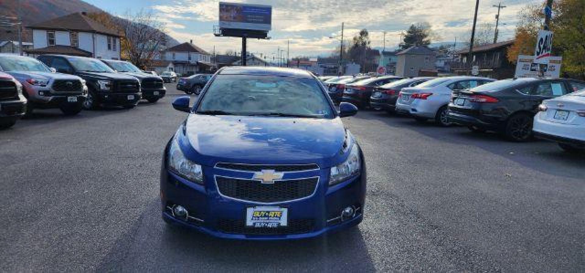 2012 Blue Topaz Metallic /Jet Black/Brick Leather Interior Chevrolet Cruze LTZ (1G1PH5SC8C7) with an 4 engine, AT transmission, located at 15520 McMullen Hwy SW, Belair, MD, 21502, (301) 729-3700, 39.581375, -78.846451 - Photo#11