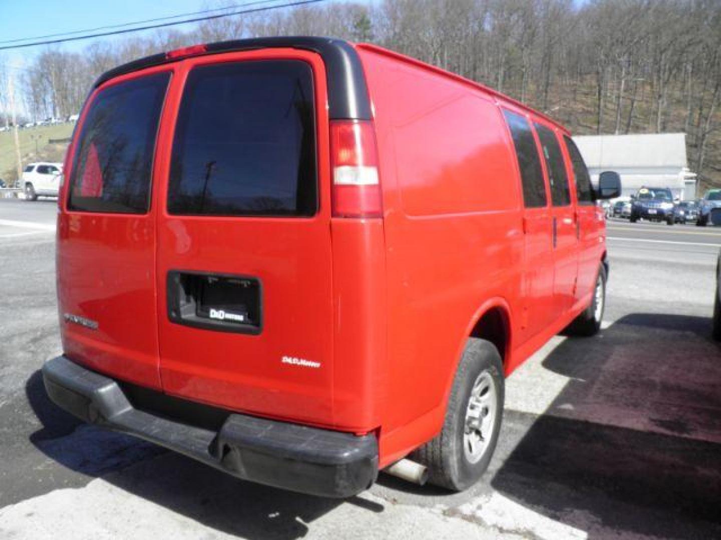 2012 RED Chevrolet Express 1500 Cargo (1GCSGAFX1C1) with an 4.3L V6 engine, AT transmission, located at 19521 New George's Creek Rd SW, Barton, MD, 21521, (301) 463-2404, 39.524323, -79.017906 - Photo#4