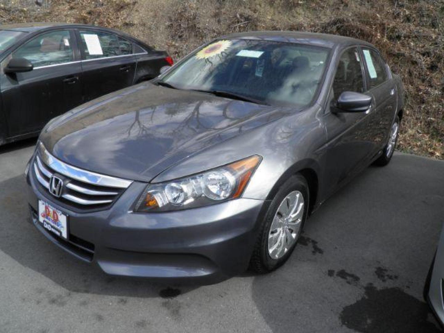 2012 GRAY Honda Accord LX Sedan AT (1HGCP2F39CA) with an 2.4L L4 engine, AT transmission, located at 15520 McMullen Hwy SW, Belair, MD, 21502, (301) 729-3700, 39.581375, -78.846451 - Photo#0