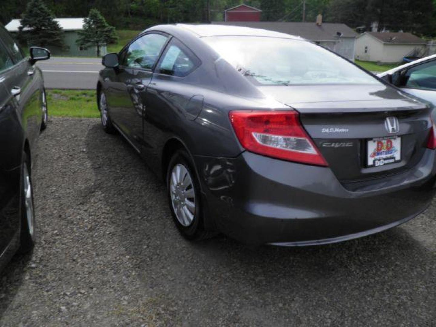 2012 GREY Honda Civic LX (2HGFG3B58CH) with an 2.3l L4 engine, AT transmission, located at 19521 New George's Creek Rd SW, Barton, MD, 21521, (301) 463-2404, 39.524323, -79.017906 - Photo#2