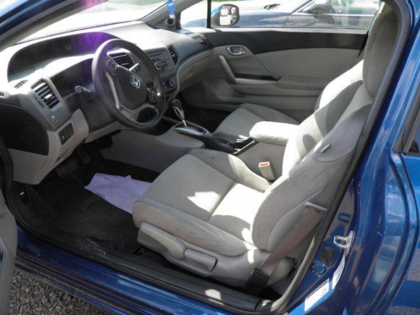 2012 BLUE HONDA CIVIC LX Coupe 5-Speed AT (2HGFG3B54CH) with an 2.3l L4 engine, AT transmission, located at 15520 McMullen Hwy SW, Belair, MD, 21502, (301) 729-3700, 39.581375, -78.846451 - Photo#1