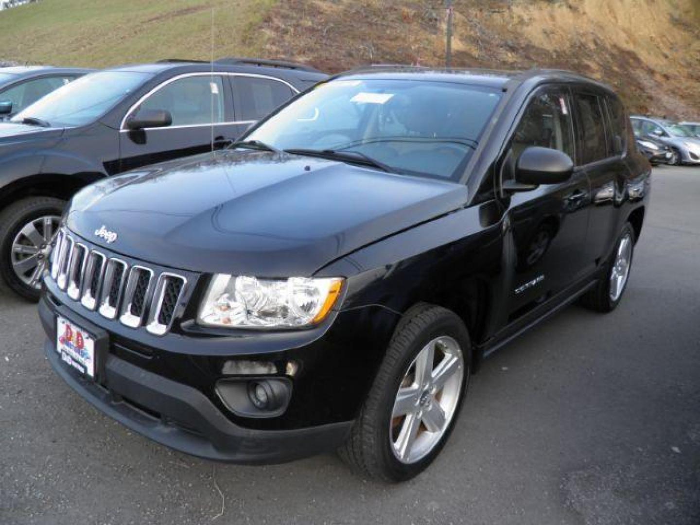 2012 BLACK Jeep Compass Limited 4WD (1C4NJDCB0CD) with an 2.4L L4 engine, AT transmission, located at 15520 McMullen Hwy SW, Belair, MD, 21502, (301) 729-3700, 39.581375, -78.846451 - Photo#0