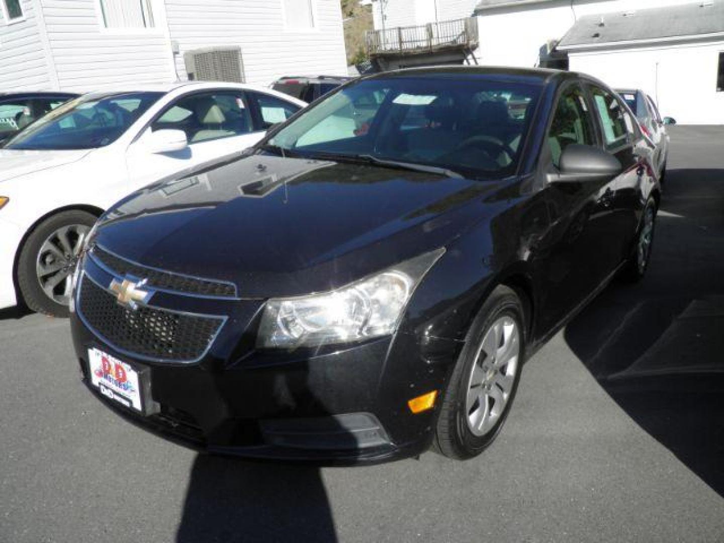 2013 BLACK CHEVROLET CRUZE LS Auto (1G1PA5SGXD7) with an 1.8L L4 DOHC 16V engine, AT transmission, located at 15520 McMullen Hwy SW, Belair, MD, 21502, (301) 729-3700, 39.581375, -78.846451 - Photo#0