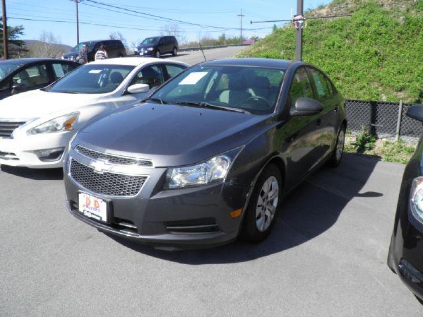 2013 GRAY Chevrolet Cruze LS Auto (1G1PA5SG7D7) with an 1.8L L4 engine, AT transmission, located at 15520 McMullen Hwy SW, Belair, MD, 21502, (301) 729-3700, 39.581375, -78.846451 - Photo#0