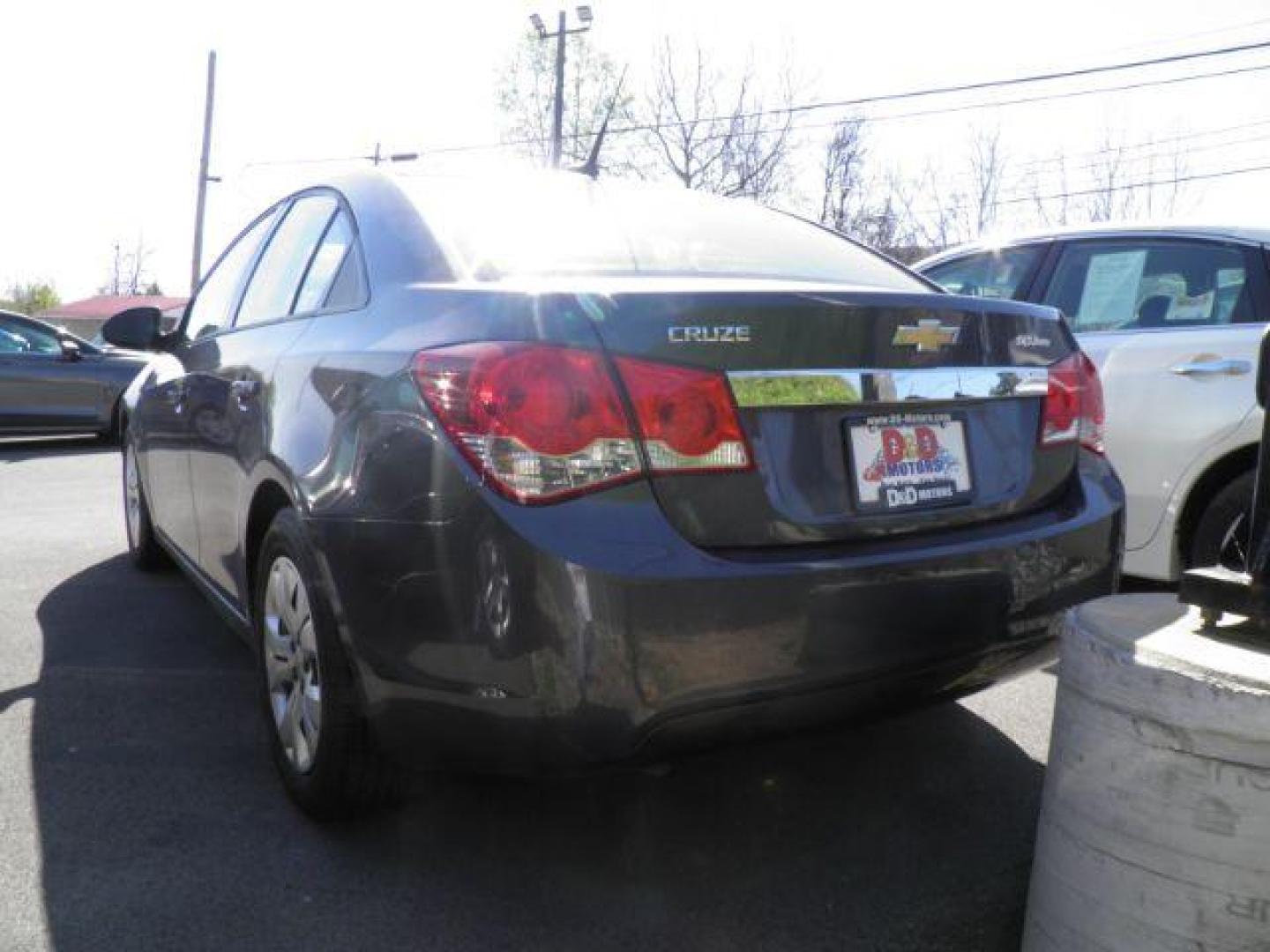 2013 GRAY Chevrolet Cruze LS Auto (1G1PA5SG7D7) with an 1.8L L4 engine, AT transmission, located at 15520 McMullen Hwy SW, Belair, MD, 21502, (301) 729-3700, 39.581375, -78.846451 - Photo#4