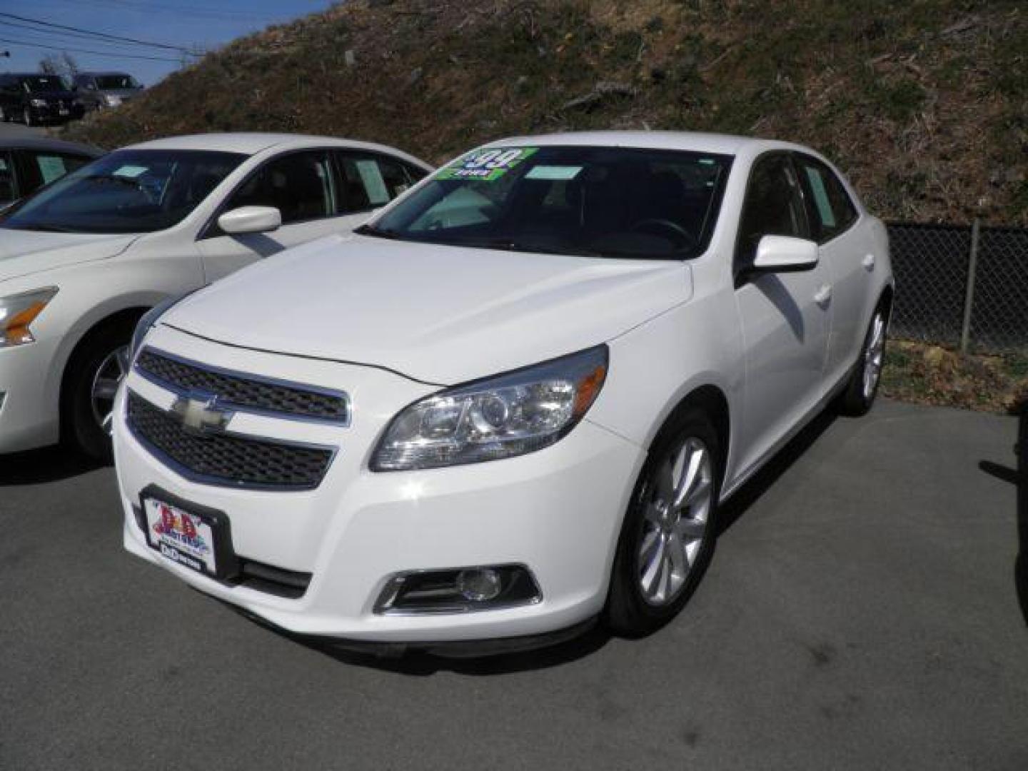 2013 WHITE Chevrolet Malibu 2LT (1G11E5SA4DF) with an 2.5 L4 engine, AT transmission, located at 15520 McMullen Hwy SW, Belair, MD, 21502, (301) 729-3700, 39.581375, -78.846451 - Photo#0