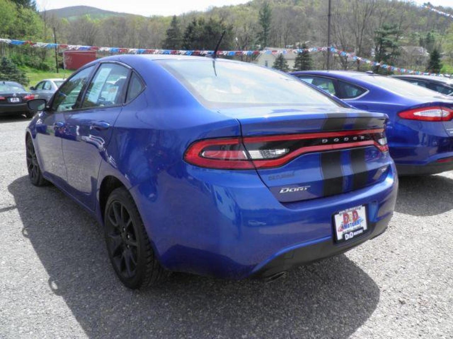 2013 BLUE DODGE DART SXT (1C3CDFBA5DD) with an 4 CYL engine, AT transmission, located at 19521 New George's Creek Rd SW, Barton, MD, 21521, (301) 463-2404, 39.524323, -79.017906 - Photo#4