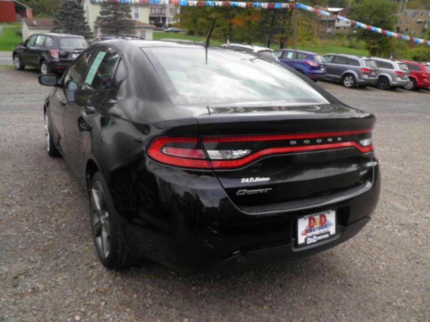 2013 BLACK Dodge Dart SXT (1C3CDFBA7DD) with an 2.0l L4 engine, AT transmission, located at 19521 New George's Creek Rd SW, Barton, MD, 21521, (301) 463-2404, 39.524323, -79.017906 - Photo#3