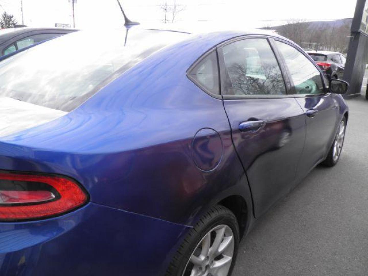 2013 BLUE Dodge Dart SXT (1C3CDFBAXDD) with an 2.4L L4 engine, AT transmission, located at 15520 McMullen Hwy SW, Belair, MD, 21502, (301) 729-3700, 39.581375, -78.846451 - Photo#4