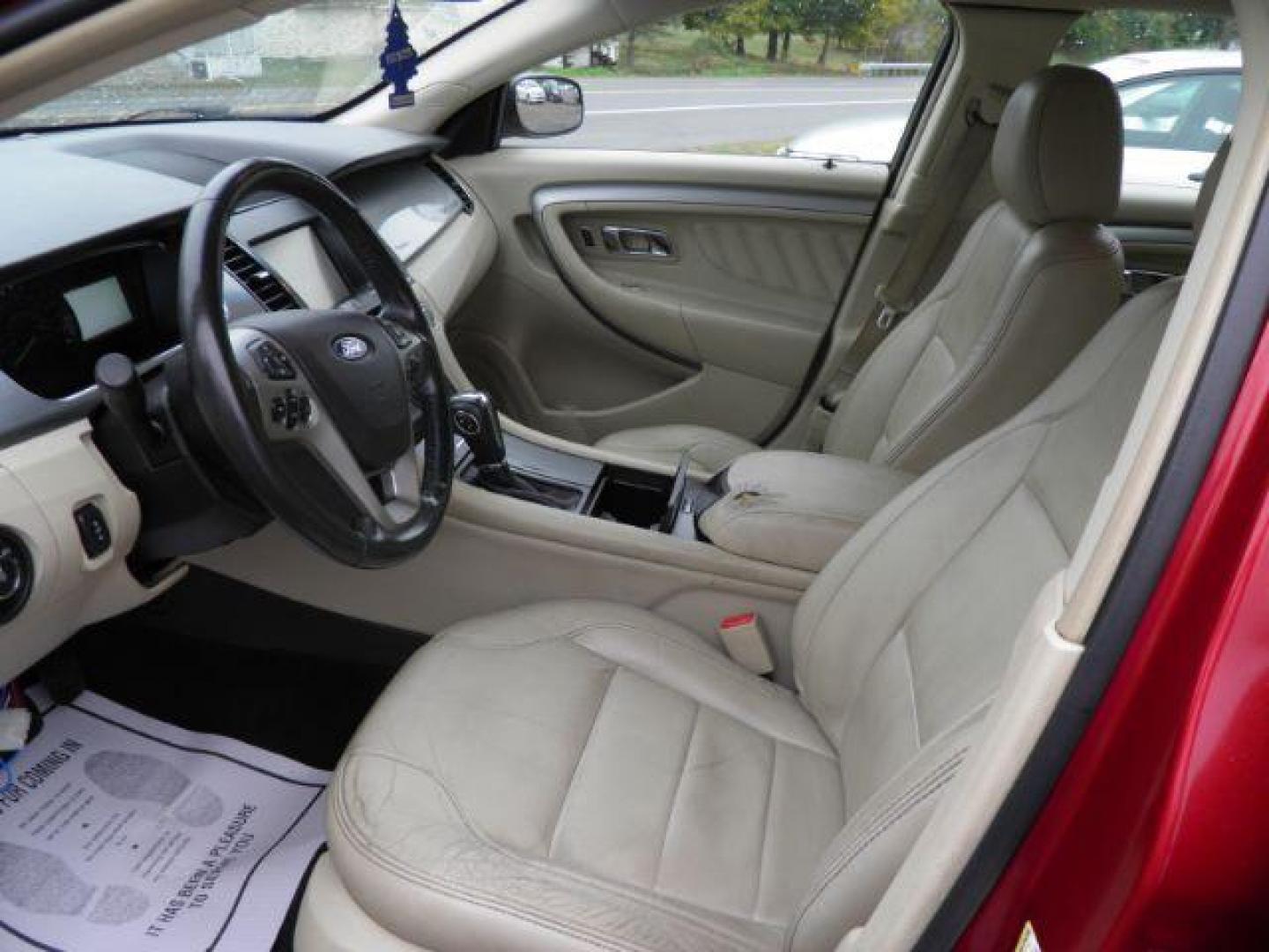 2013 RED Ford Taurus SEL FWD (1FAHP2E82DG) with an 3.5L V6 engine, AT transmission, located at 19521 New George's Creek Rd SW, Barton, MD, 21521, (301) 463-2404, 39.524323, -79.017906 - Photo#1