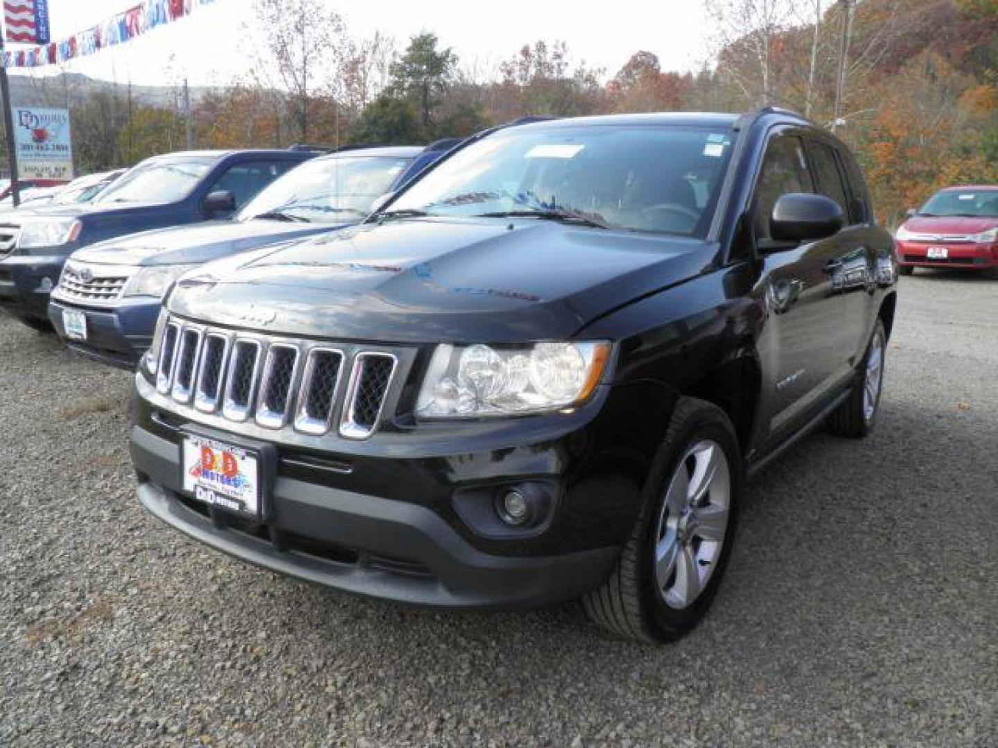 2013 BLACK Jeep Compass Sport 4WD (1C4NJDBB1DD) with an 2.4L L4 engine, located at 19521 New George's Creek Rd SW, Barton, MD, 21521, (301) 463-2404, 39.524323, -79.017906 - Photo#0