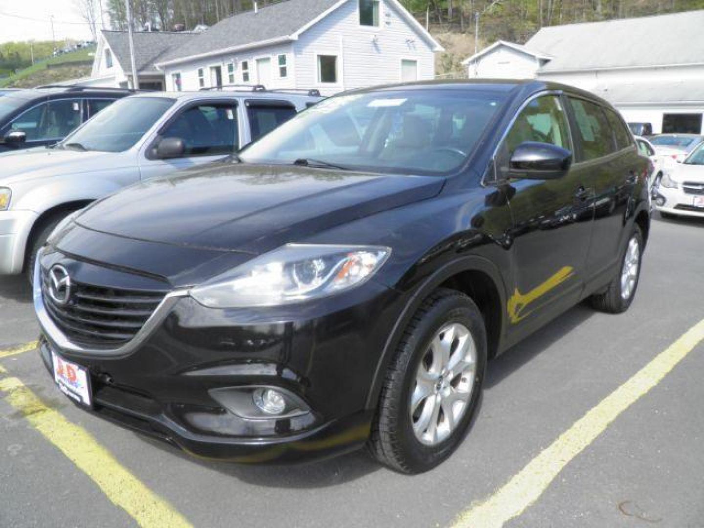 2013 BLACK MAZDA CX-9 Touring AWD (JM3TB3CV7D0) with an 6 CLY engine, AT transmission, located at 15520 McMullen Hwy SW, Belair, MD, 21502, (301) 729-3700, 39.581375, -78.846451 - Photo#0