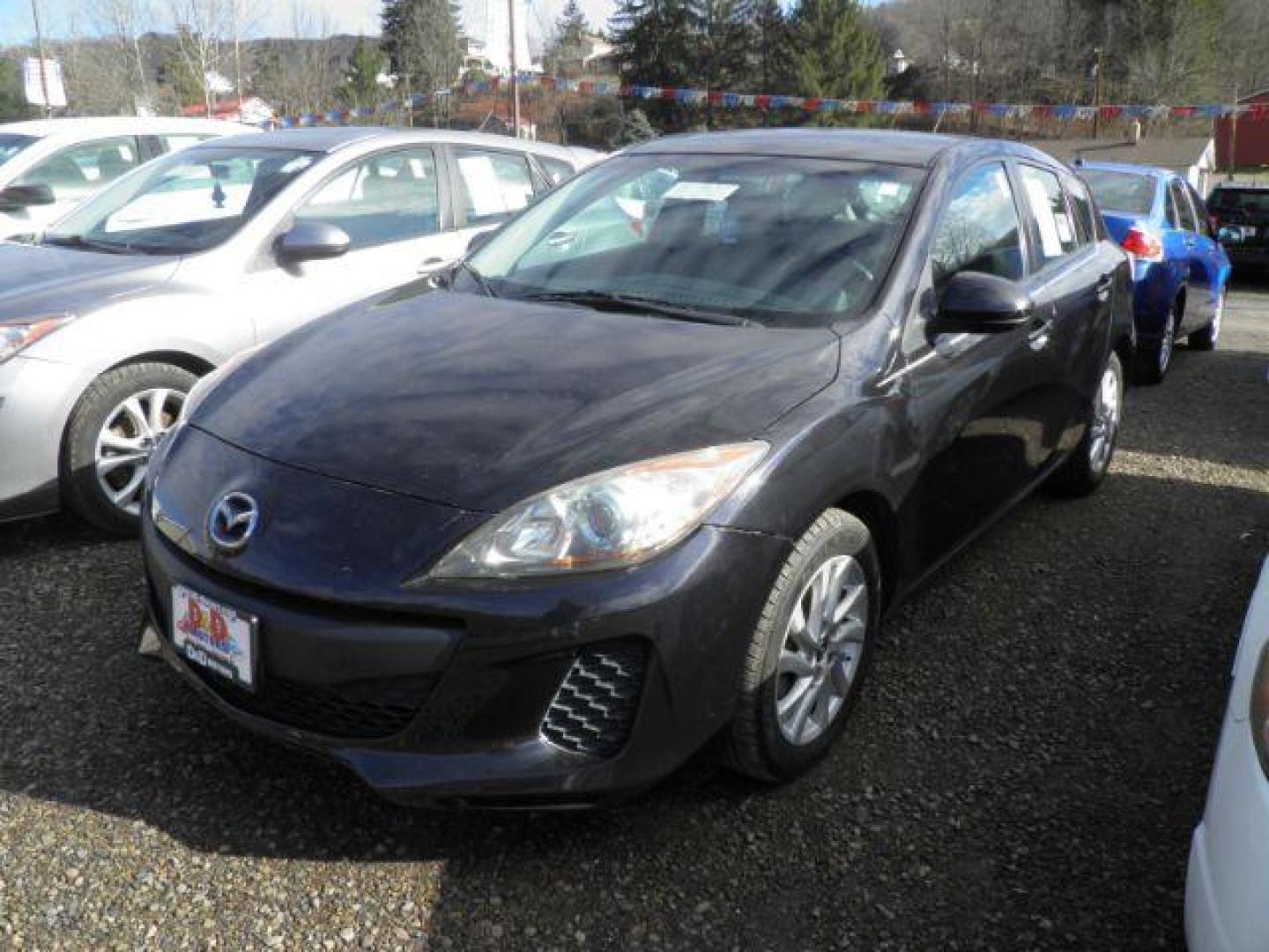 2013 BLACK Mazda MAZDA3 i Touring AT 5-Door (JM1BL1L74D1) with an 2.0L L4 engine, AT transmission, located at 19521 New George's Creek Rd SW, Barton, MD, 21521, (301) 463-2404, 39.524323, -79.017906 - Photo#0