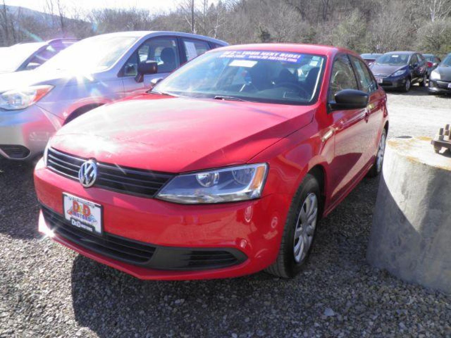 2013 RED Volkswagen Jetta S (3VW1K7AJ8DM) with an 2.0L L4 engine, AT transmission, located at 19521 New George's Creek Rd SW, Barton, MD, 21521, (301) 463-2404, 39.524323, -79.017906 - Photo#0