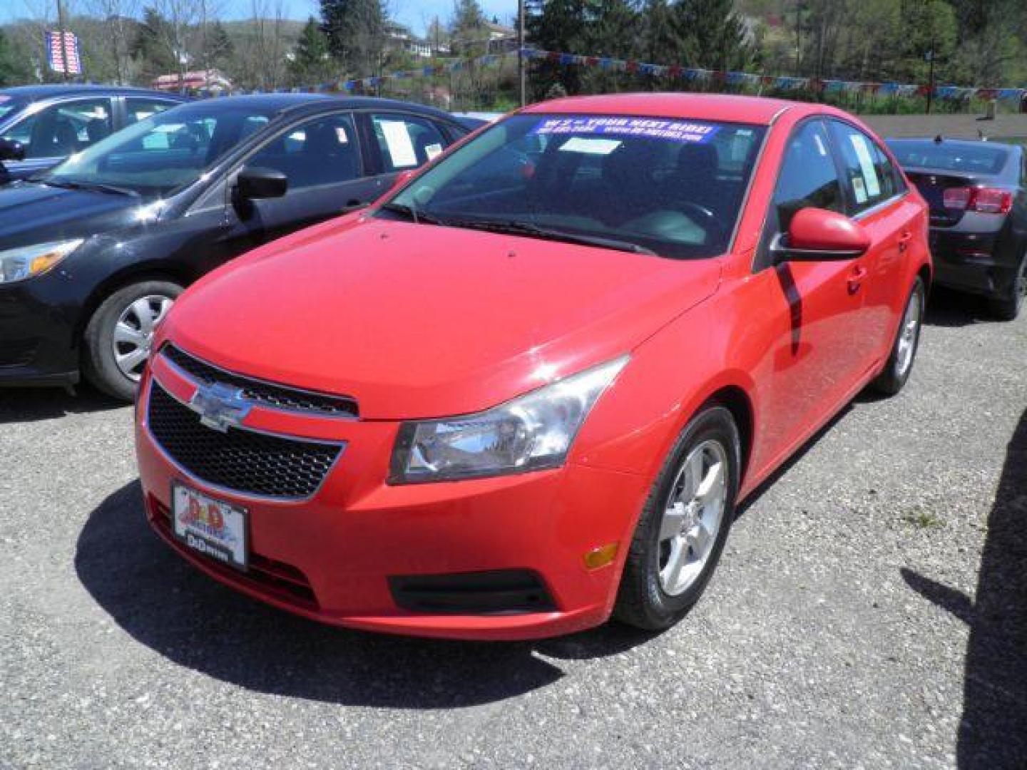 2014 RED Chevrolet Cruze 1LT Auto (1G1PC5SB4E7) with an 1.4l L4T engine, AT transmission, located at 19521 New George's Creek Rd SW, Barton, MD, 21521, (301) 463-2404, 39.524323, -79.017906 - Photo#0