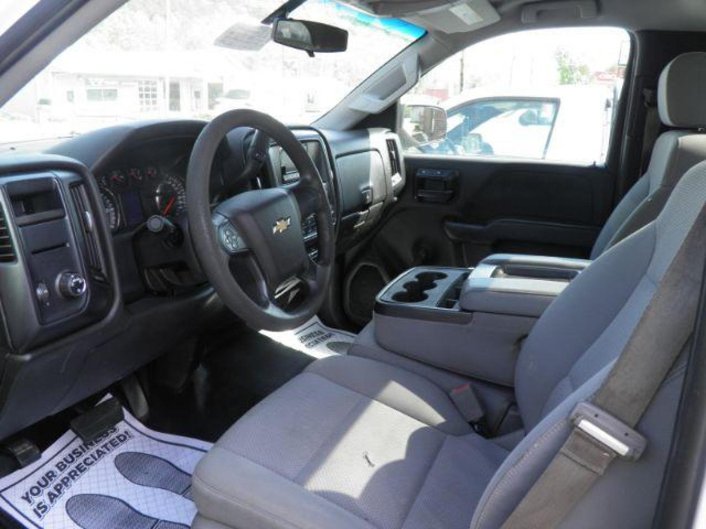 2014 WHITE Chevrolet Silverado 1500 Work Truck 2WT Regular Cab 2WD (1GCNCPEH6EZ) with an 4.3 V6 engine, AT transmission, located at 19521 New George's Creek Rd SW, Barton, MD, 21521, (301) 463-2404, 39.524323, -79.017906 - Photo#1