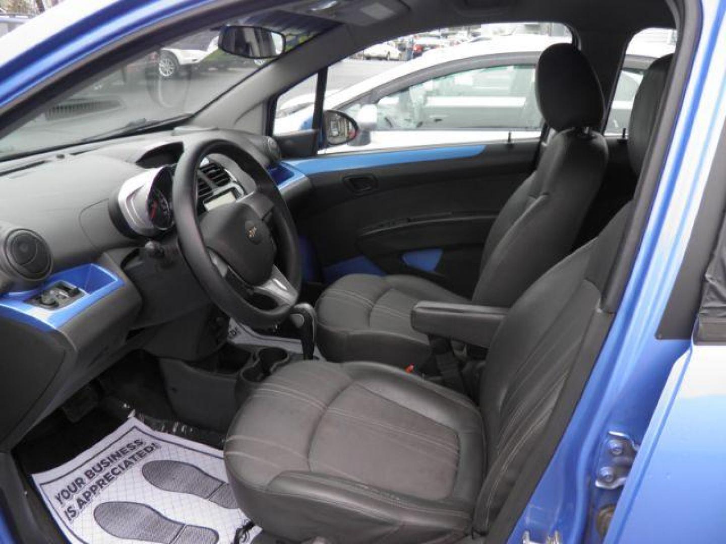 2014 BLUE Chevrolet Spark 1LT Auto (KL8CD6S93EC) with an 1.2L L4 engine, Continuously Variable Transmission transmission, located at 15520 McMullen Hwy SW, Belair, MD, 21502, (301) 729-3700, 39.581375, -78.846451 - Photo#1