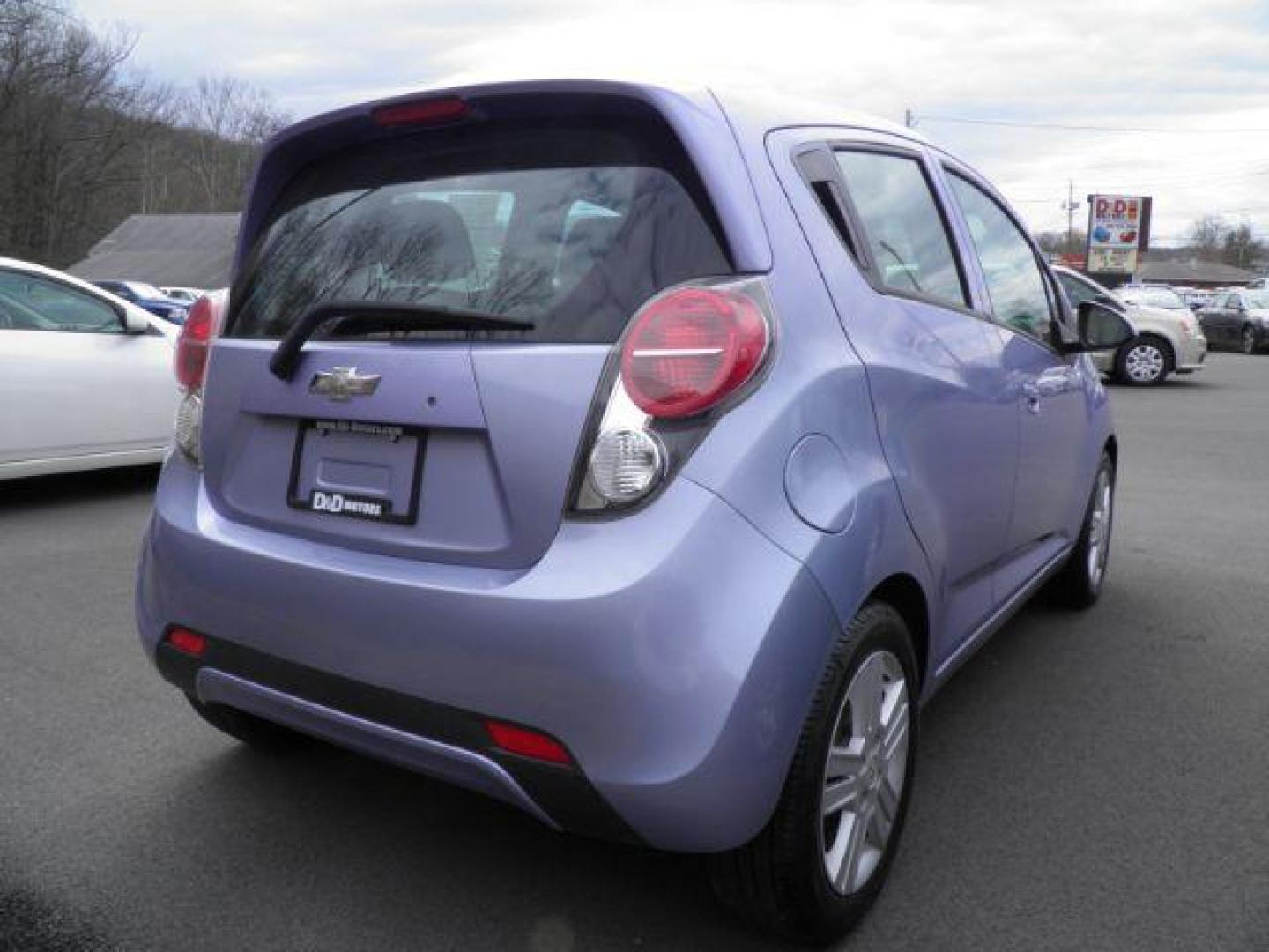 2014 PURPLE Chevrolet Spark LS Manual (KL8CA6S97EC) with an 1.2l L4 engine, 5SP transmission, located at 19521 New George's Creek Rd SW, Barton, MD, 21521, (301) 463-2404, 39.524323, -79.017906 - Photo#4