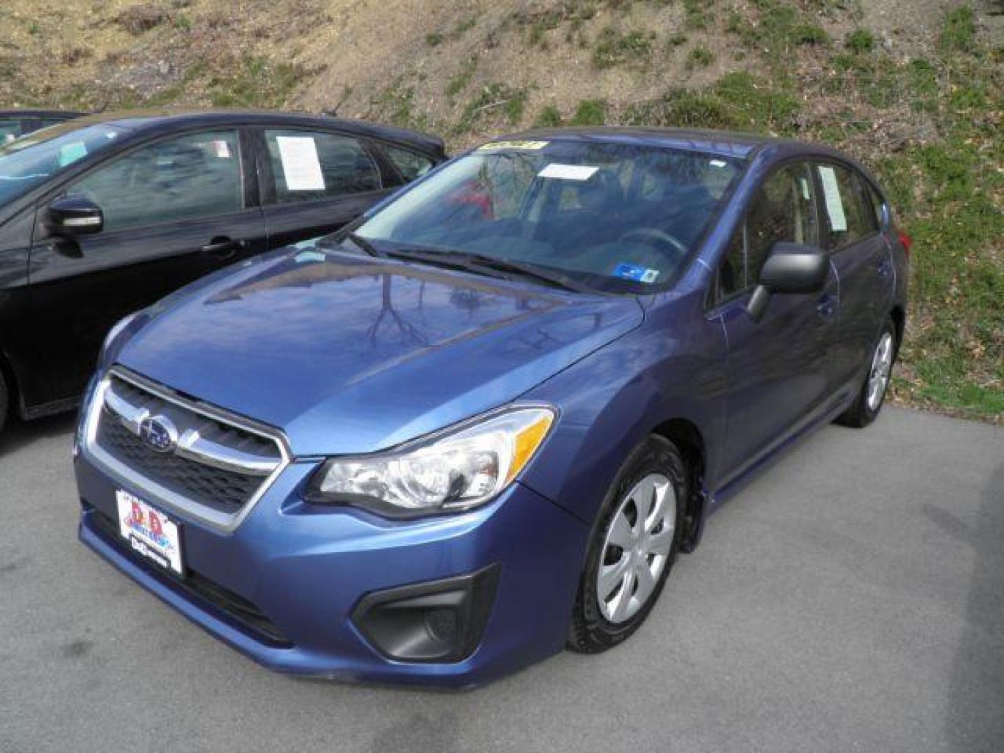 2014 BLUE Subaru Impreza 5DR (JF1GPAA65E8) with an 2.0l H4 engine, AT transmission, located at 19521 New George's Creek Rd SW, Barton, MD, 21521, (301) 463-2404, 39.524323, -79.017906 - Photo#0