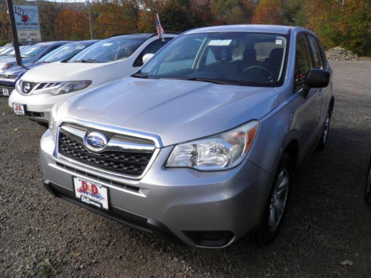 2014 SILVER Subaru Forester 2.5i (JF2SJAAC6EH) with an 2.5 L4 engine, AT transmission, located at 19521 New George's Creek Rd SW, Barton, MD, 21521, (301) 463-2404, 39.524323, -79.017906 - Photo#0