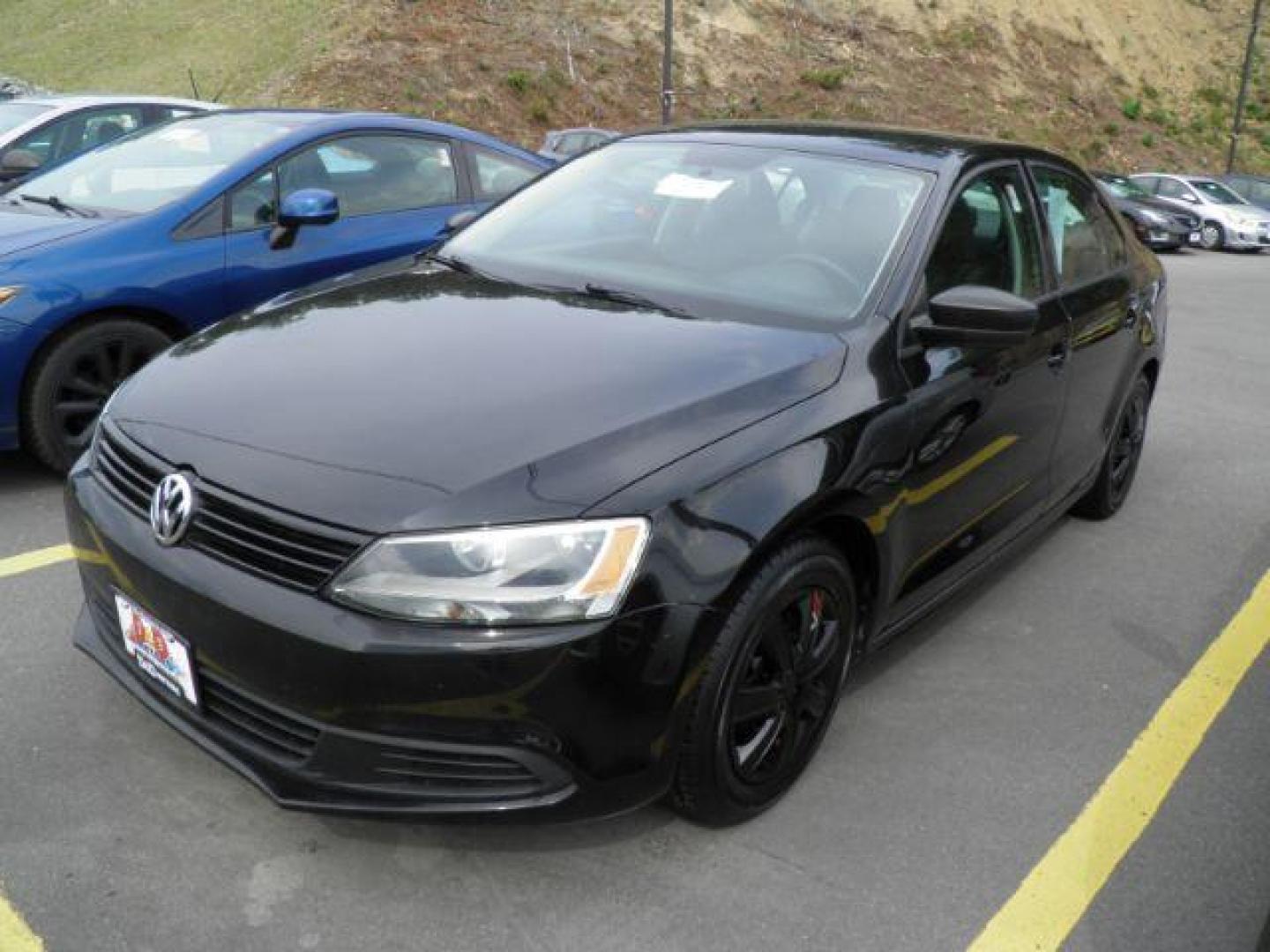 2014 BLACK Volkswagen Jetta S (3VW2K7AJXEM) with an 2.0L L4 engine, AT transmission, located at 15520 McMullen Hwy SW, Belair, MD, 21502, (301) 729-3700, 39.581375, -78.846451 - Photo#0