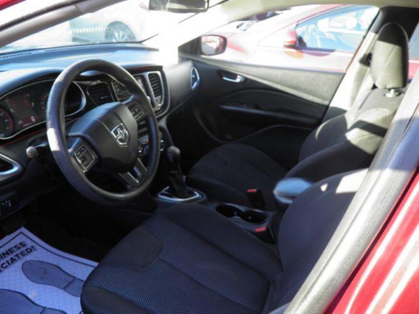 2015 MAROON Dodge Dart SE (1C3CDFAA4FD) with an 2.0l L4T engine, AT transmission, located at 19521 New George's Creek Rd SW, Barton, MD, 21521, (301) 463-2404, 39.524323, -79.017906 - Photo#1