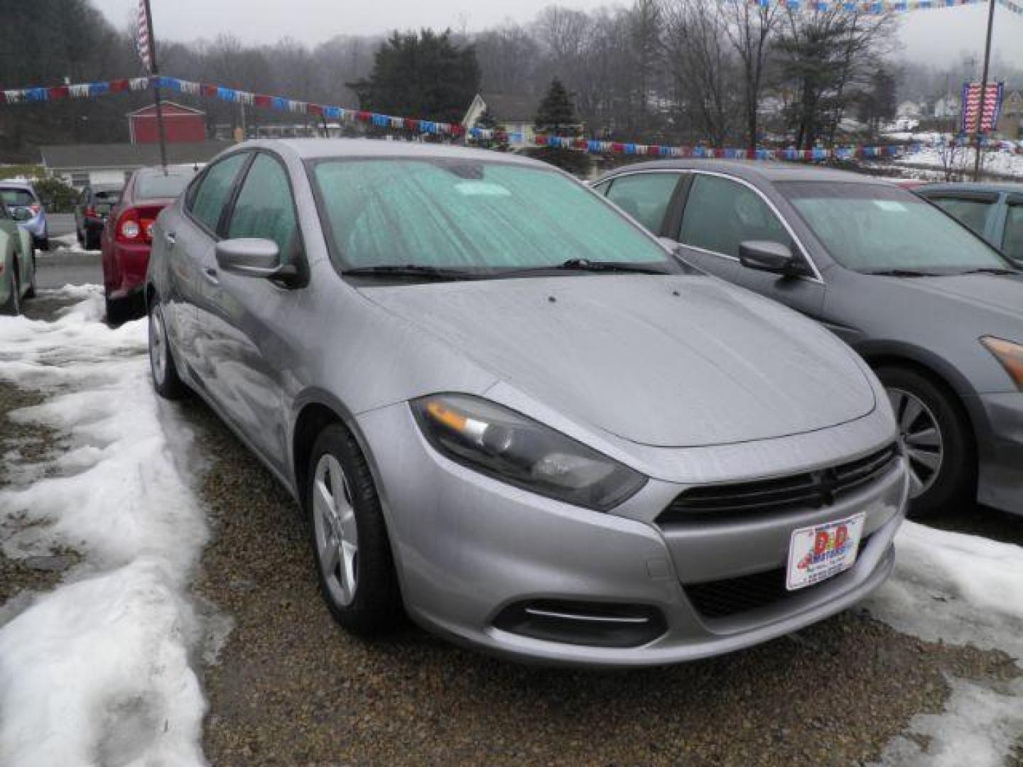 2015 GRAY Dodge Dart SXT (1C3CDFBB8FD) with an 2.4L L4 engine, 6SP transmission, located at 19521 New George's Creek Rd SW, Barton, MD, 21521, (301) 463-2404, 39.524323, -79.017906 - Photo#0