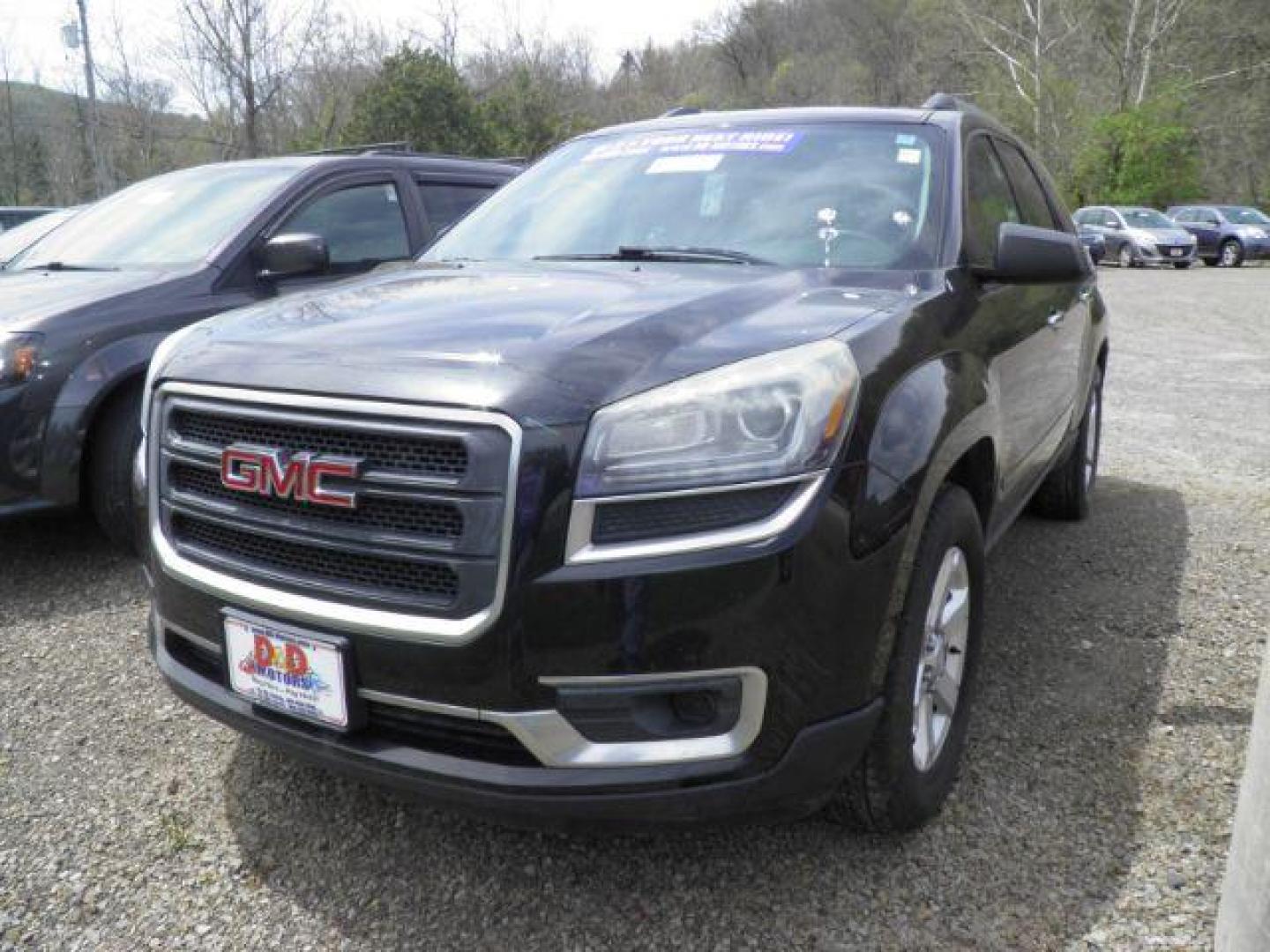 2015 BLACK GMC Acadia SLE-2 AWD (1GKKVPKD5FJ) with an 3.6L V6 engine, AT transmission, located at 19521 New George's Creek Rd SW, Barton, MD, 21521, (301) 463-2404, 39.524323, -79.017906 - Photo#0