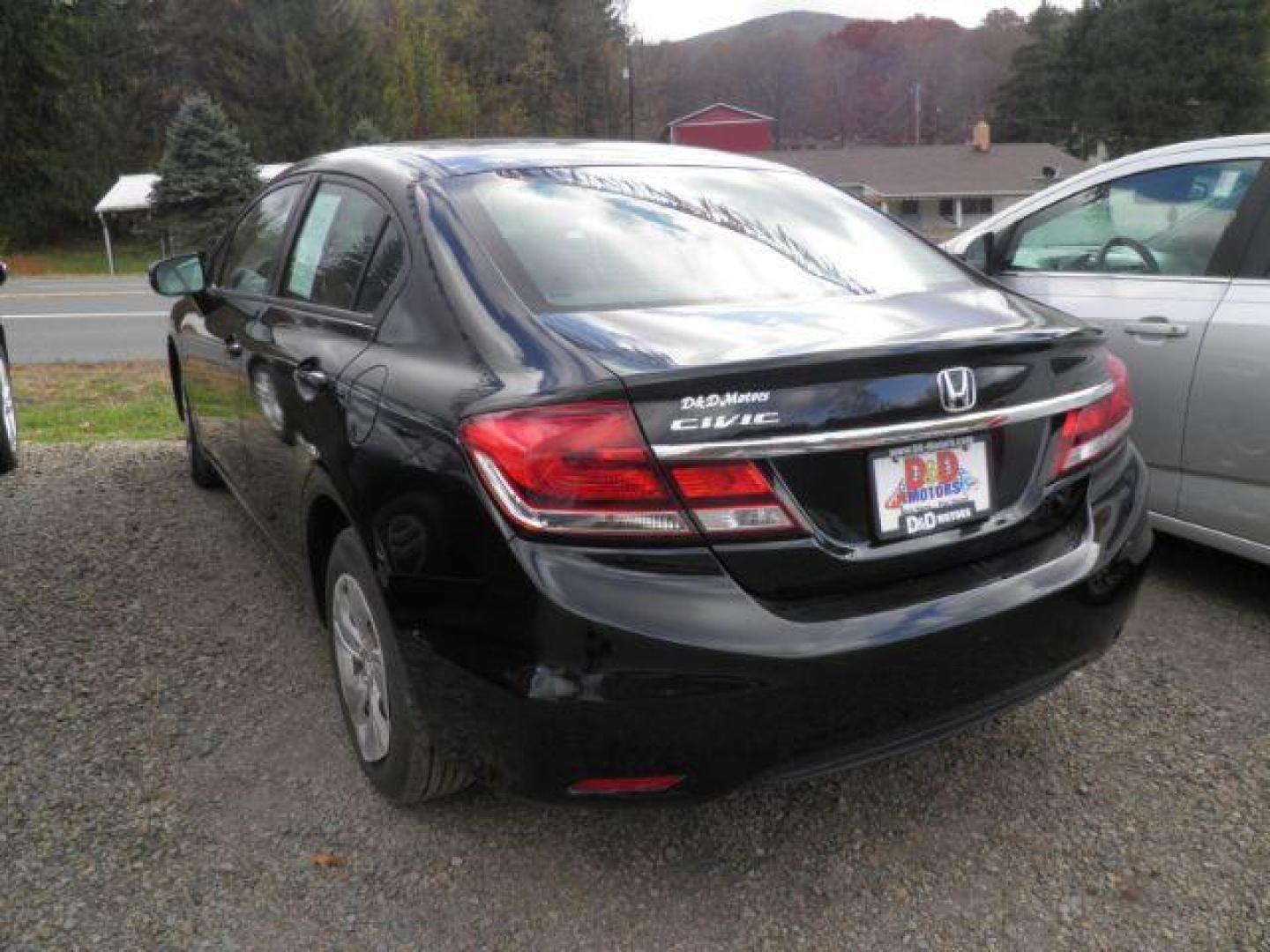 2015 BLACK Honda Civic LX Sedan CVT (2HGFB2F59FH) with an 1.8L L4 engine, CVT transmission, located at 19521 New George's Creek Rd SW, Barton, MD, 21521, (301) 463-2404, 39.524323, -79.017906 - Photo#4