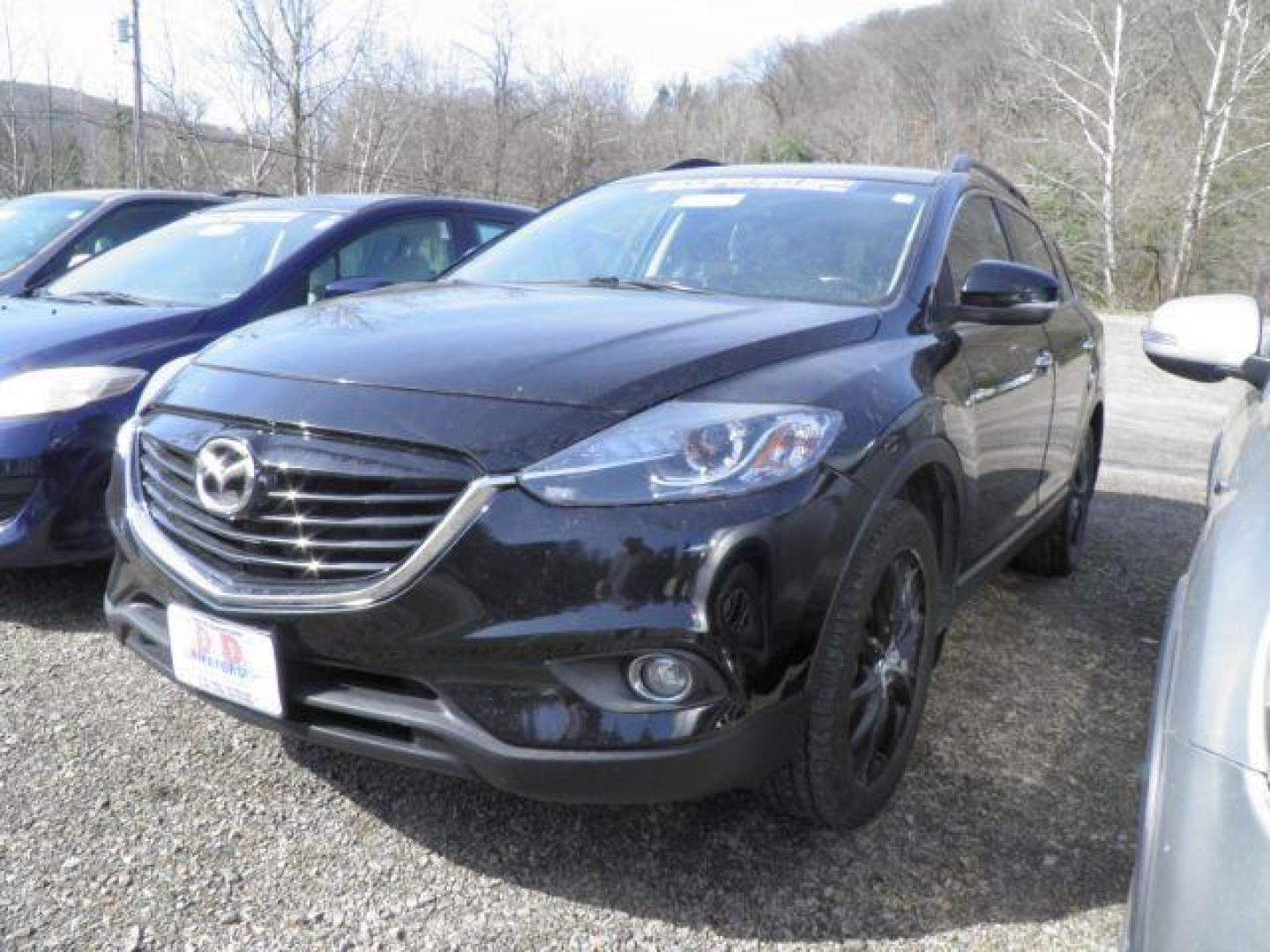 2015 BLACK Mazda CX-9 Grand Touring AWD (JM3TB3DV0F0) with an 3.7L V6 engine, AT transmission, located at 19521 New George's Creek Rd SW, Barton, MD, 21521, (301) 463-2404, 39.524323, -79.017906 - Photo#0