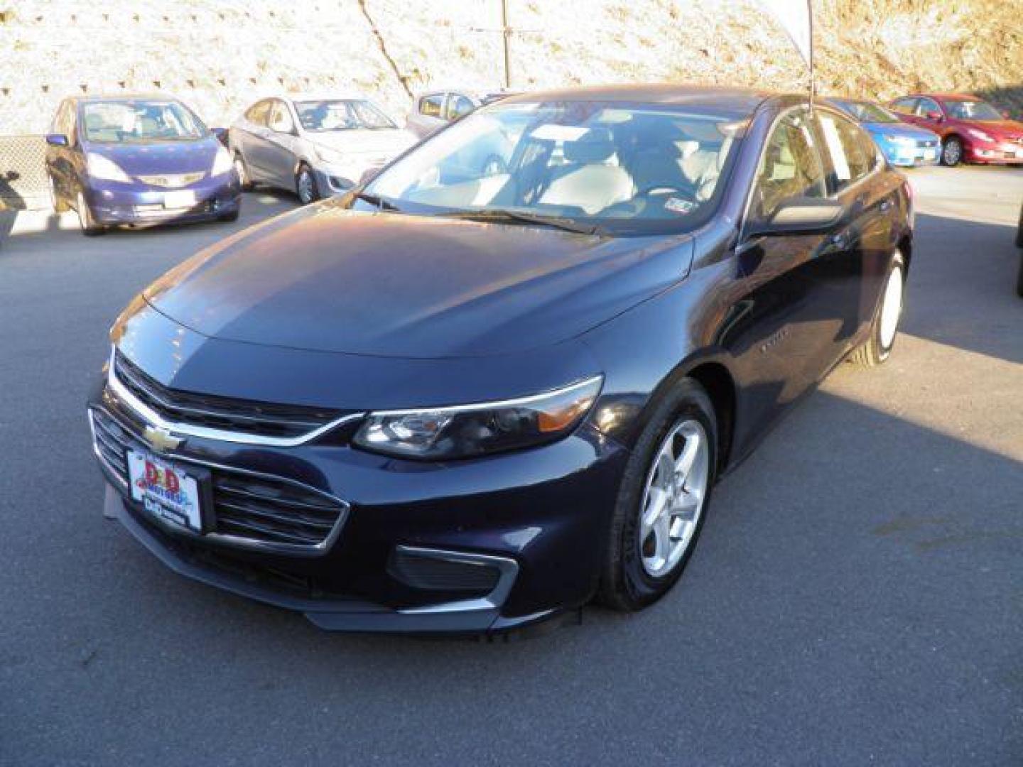 2016 BLUE Chevrolet MALIBU LS (1G1ZB5ST6GF) with an 1.5L L4 engine, AT transmission, located at 15520 McMullen Hwy SW, Belair, MD, 21502, (301) 729-3700, 39.581375, -78.846451 - Photo#0