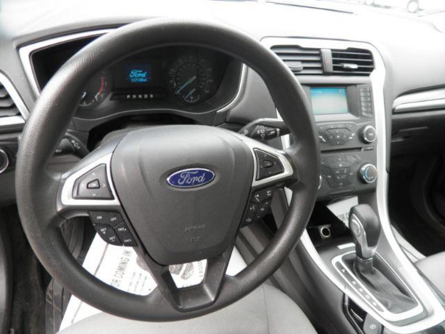 2016 BLUE Ford Fusion S (3FA6P0G79GR) with an 2.5 L4 engine, AT transmission, located at 19521 New George's Creek Rd SW, Barton, MD, 21521, (301) 463-2404, 39.524323, -79.017906 - Photo#2