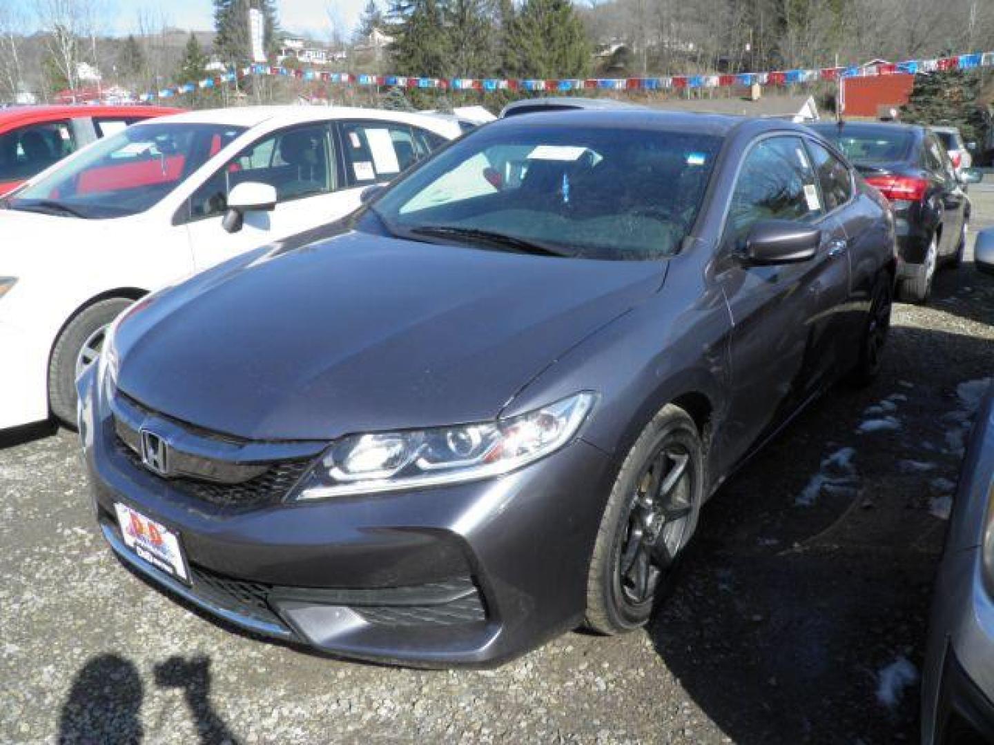 2017 GRAY Honda Accord LX-S Coupe CVT (1HGCT1B36HA) with an 2.4L L4 engine, CVT transmission, located at 19521 New George's Creek Rd SW, Barton, MD, 21521, (301) 463-2404, 39.524323, -79.017906 - Photo#0