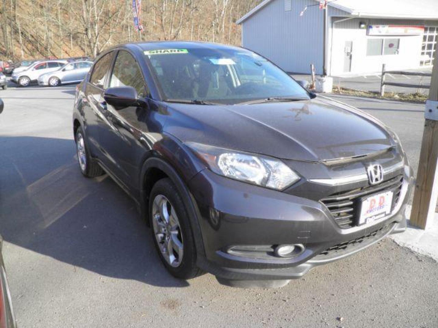 2017 BLACK HONDA HR-V EX 4WD CVT (3CZRU6H55HM) with an 1.8L L4 engine, AT transmission, located at 15520 McMullen Hwy SW, Belair, MD, 21502, (301) 729-3700, 39.581375, -78.846451 - Photo#0