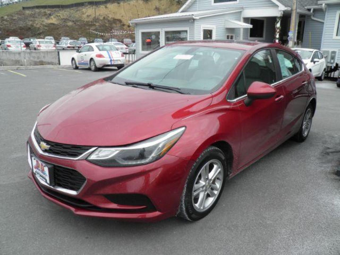 2018 RED Chevrolet Cruze LT Auto Hatchback (3G1BE6SM0JS) with an 1.4L 4L engine, AT transmission, located at 15520 McMullen Hwy SW, Belair, MD, 21502, (301) 729-3700, 39.581375, -78.846451 - Photo#0