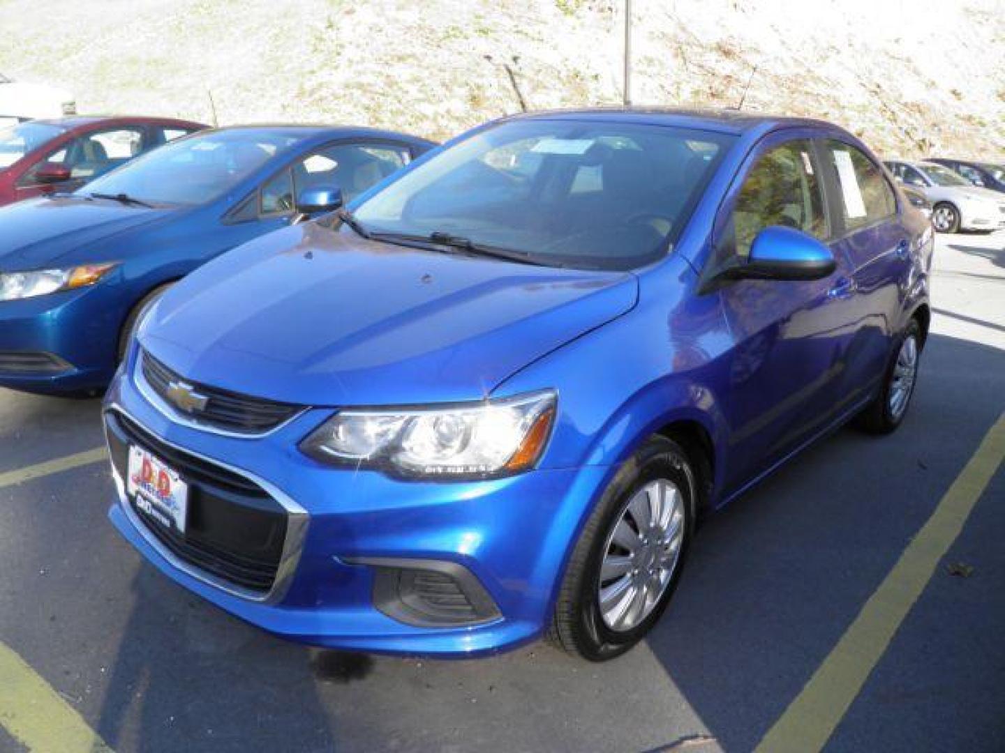 2019 BLUE Chevrolet SONIC LS Auto Sedan (1G1JB5SB7K4) with an 1.4L 4L engine, AT transmission, located at 15520 McMullen Hwy SW, Belair, MD, 21502, (301) 729-3700, 39.581375, -78.846451 - Photo#0