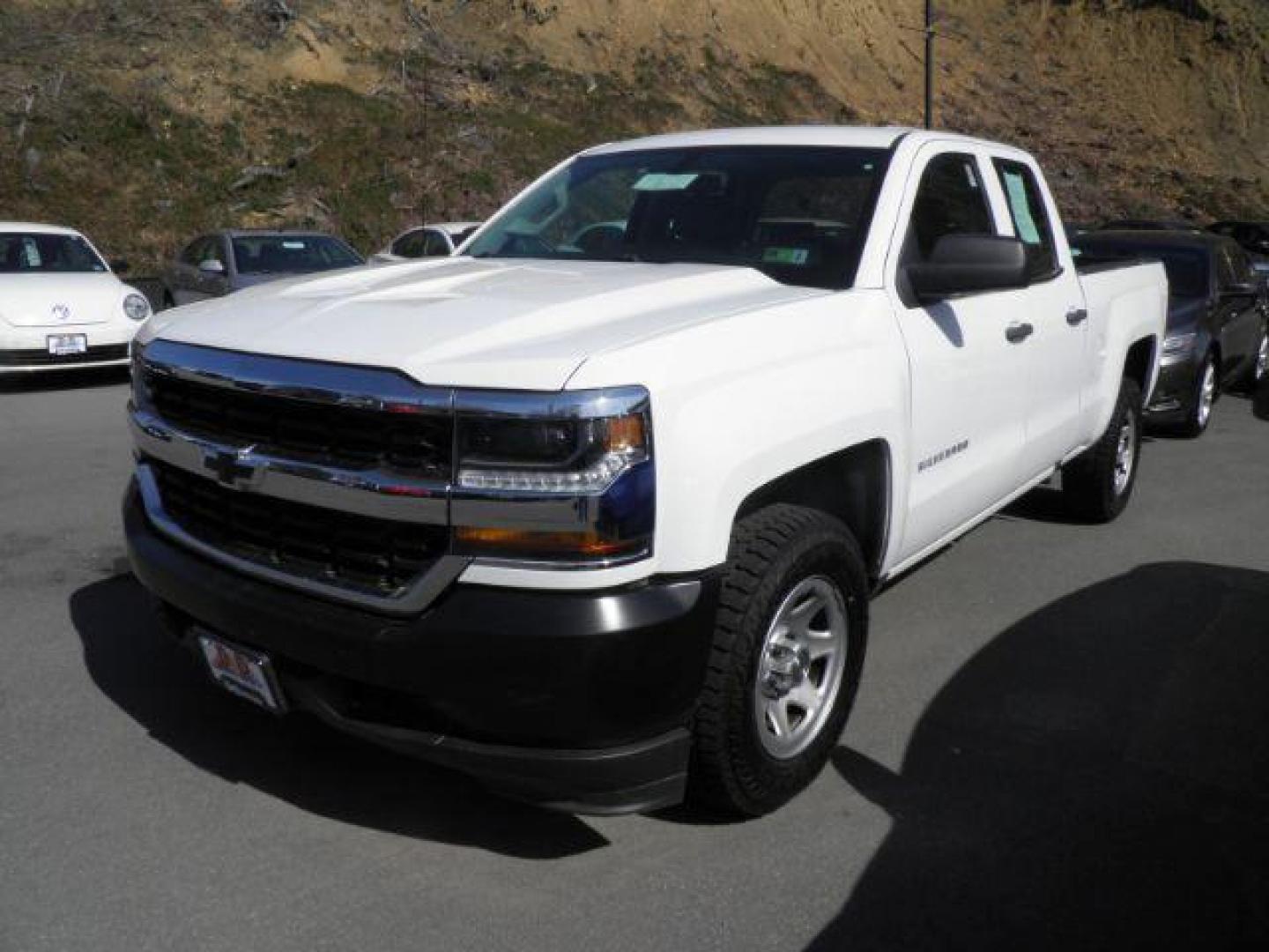 2019 WHITE Chevrolet Silverado 1500 Work Truck Double Cab 4WD (2GCVKNEC0K1) with an 5.3 V8 engine, AT transmission, located at 15520 McMullen Hwy SW, Belair, MD, 21502, (301) 729-3700, 39.581375, -78.846451 - Photo#0